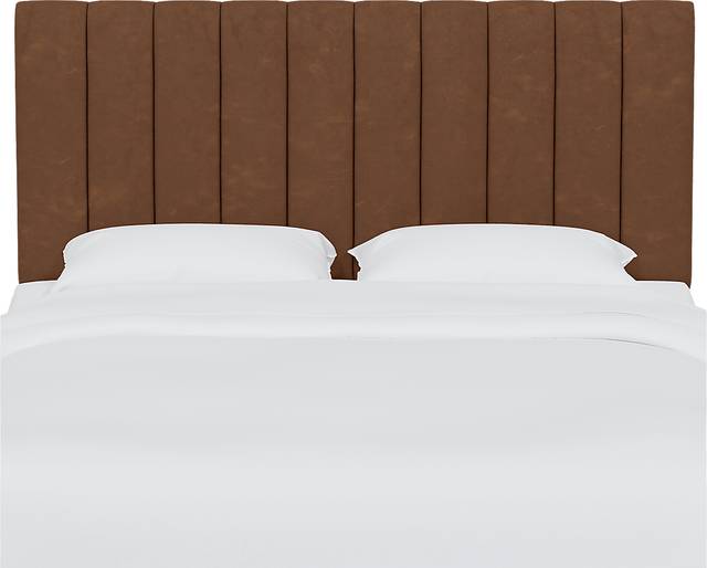 Rustic Saddle I Brown Full Upholstered Headboard - Thumbnail - Image 2