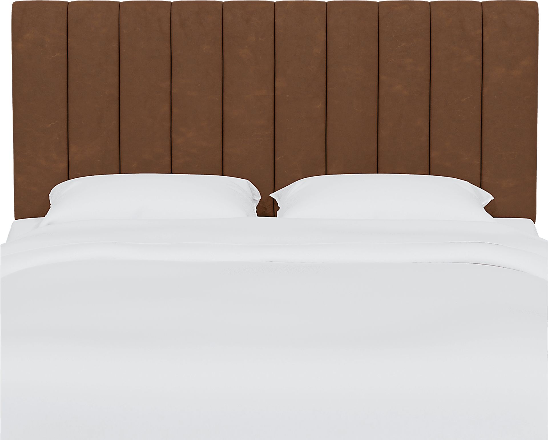 Rustic Saddle I Brown Full Upholstered Headboard - Image 2