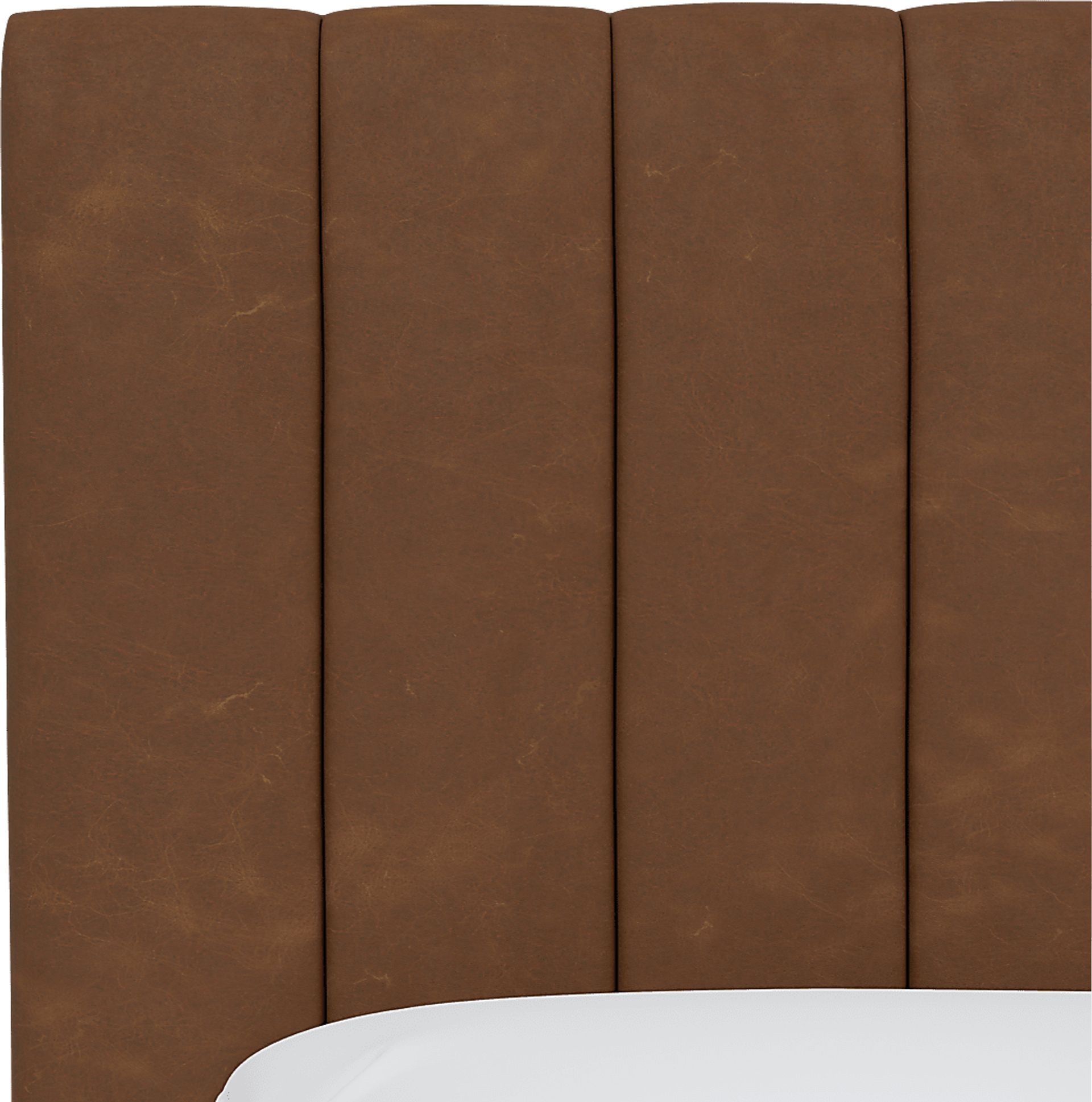 Rustic Saddle I Brown Full Upholstered Headboard - Image 4