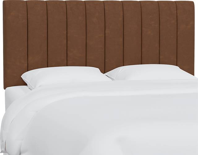 Rustic Saddle I Brown Full Upholstered Headboard - Thumbnail - Image 1
