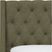 Rustic Saddle I Green Queen Upholstered Bed