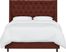 Rustic Saddle I Orange Full Upholstered Bed