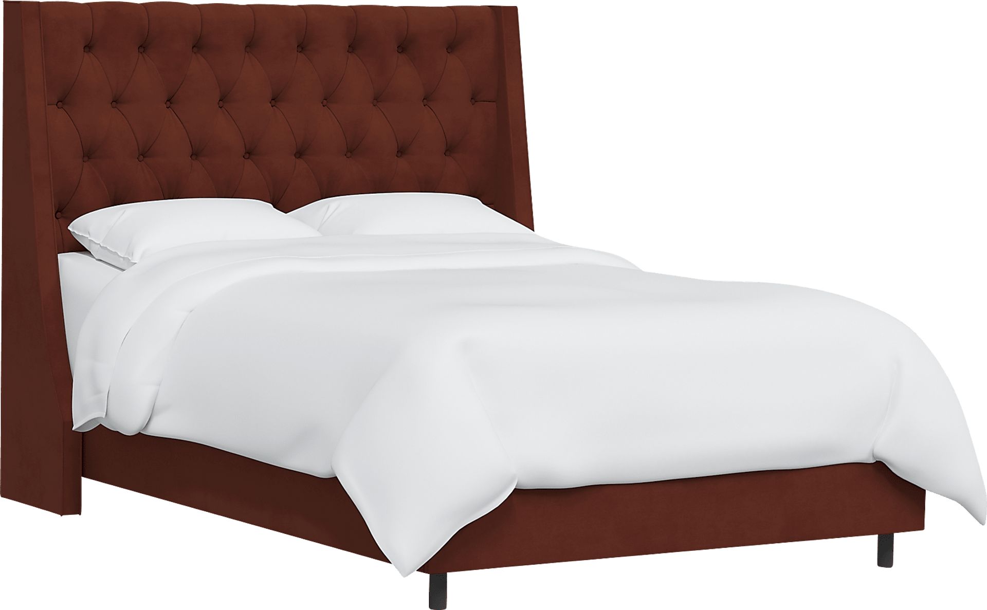 Rustic Saddle I Orange Queen Upholstered Bed - Image 1