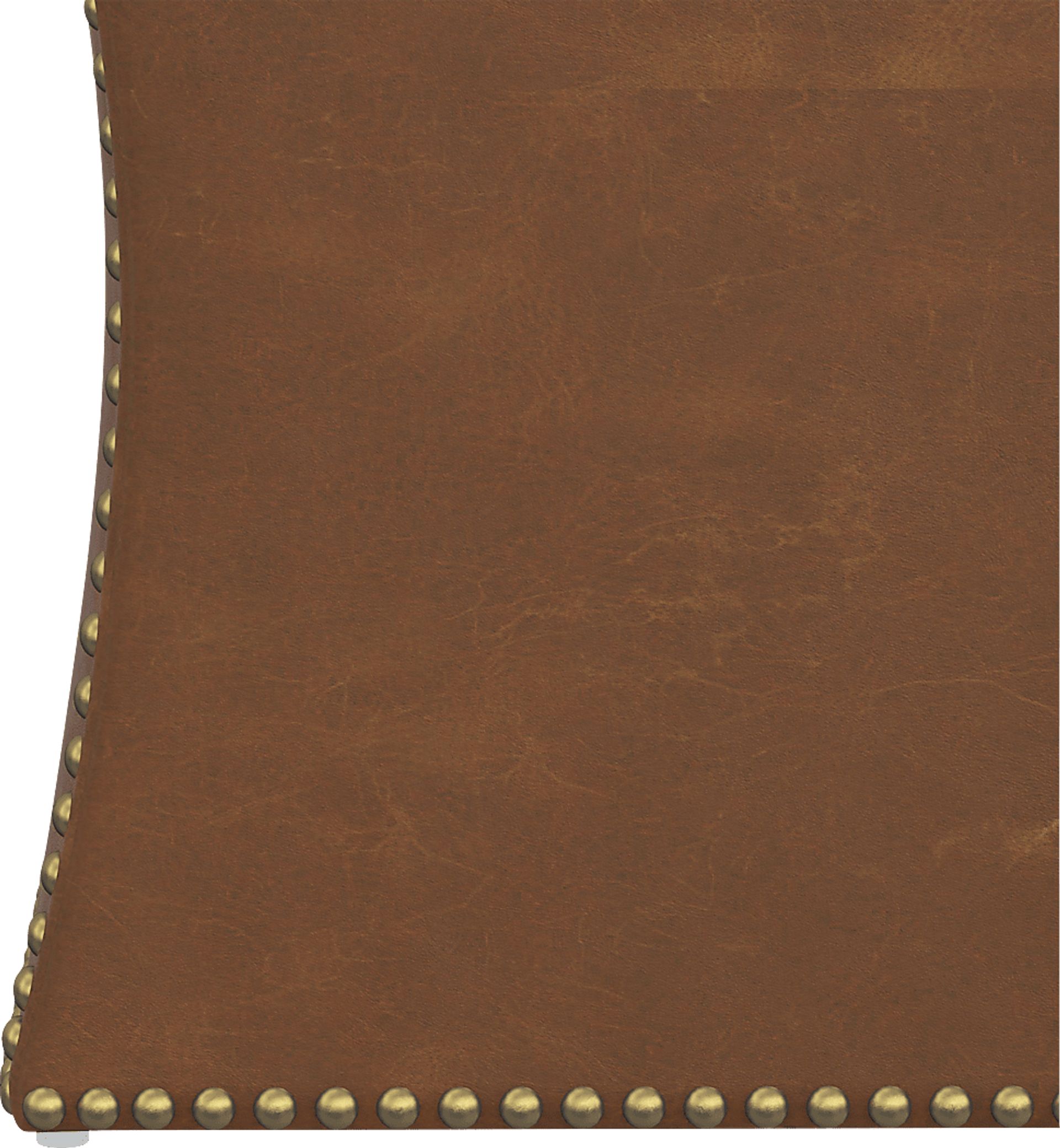 Rustic Saddle II Brown Storage Ottoman - Image 3