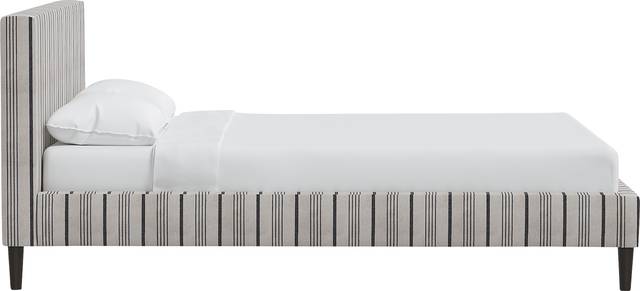 Rustic Saddle II Gray Full Upholstered Bed - Thumbnail - Image 3