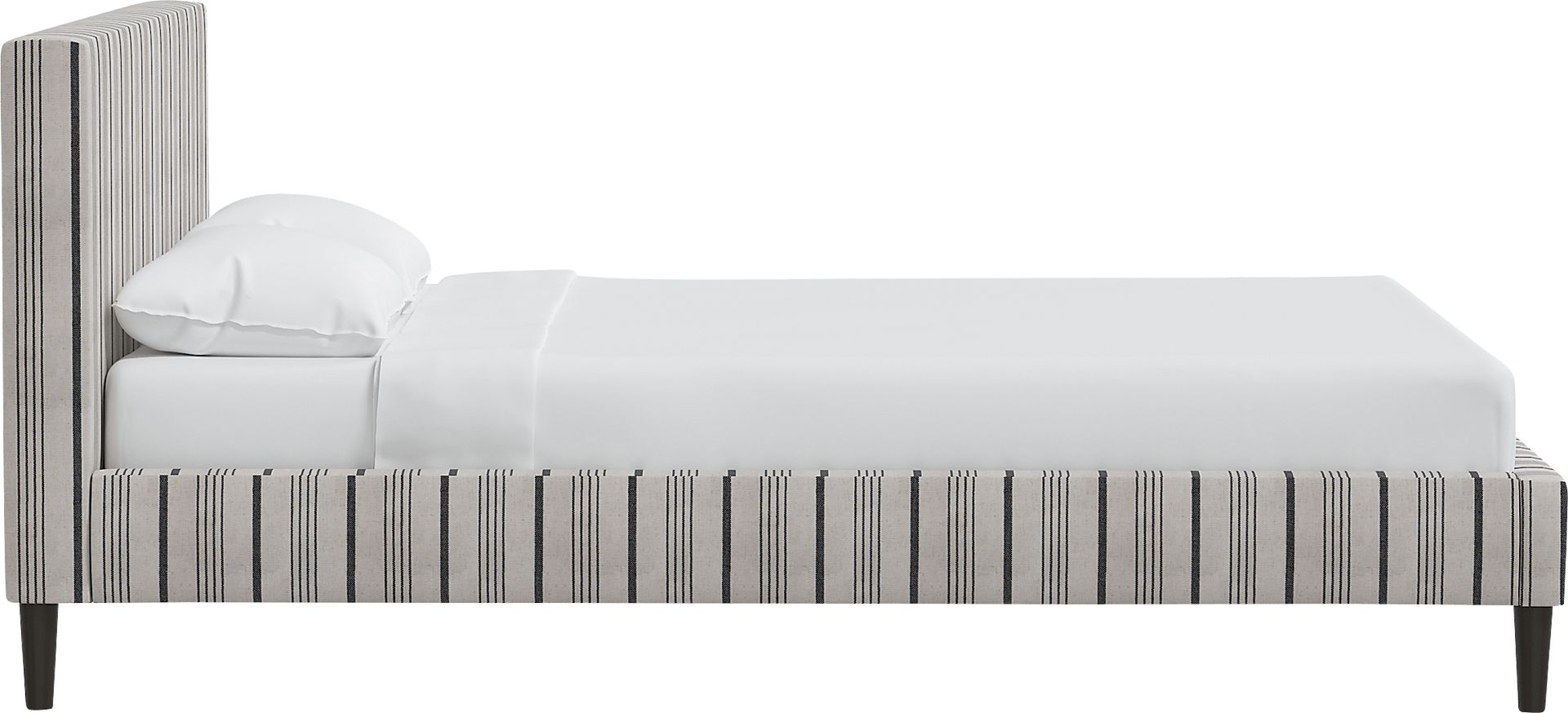 Rustic Saddle II Gray Full Upholstered Bed - Image 3