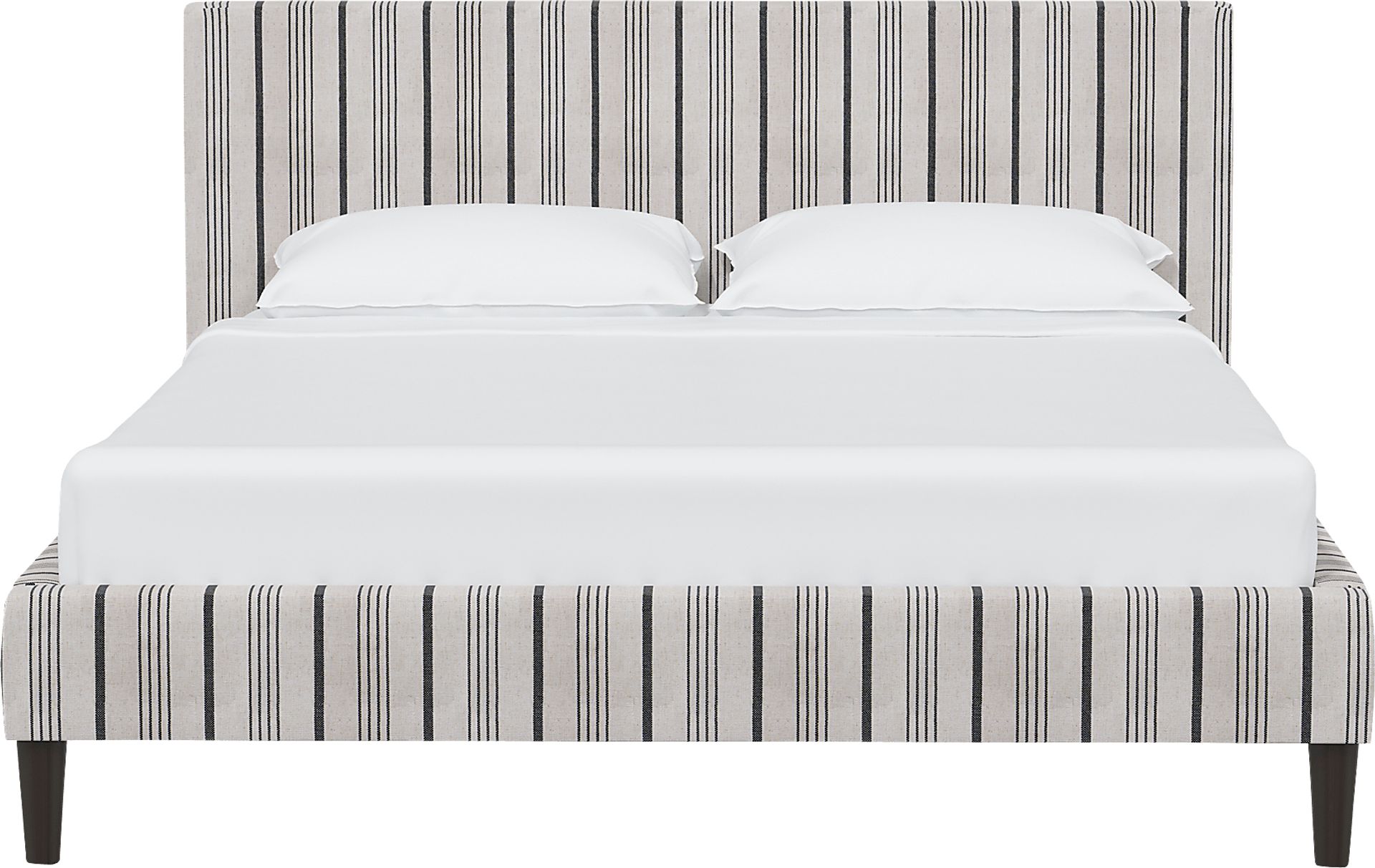 Rustic Saddle II Gray King Upholstered Bed - Image 2