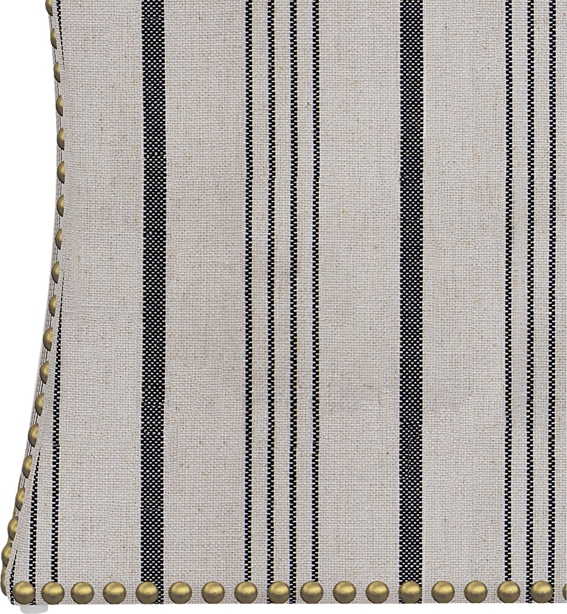 Rustic Saddle II Gray Storage Ottoman - Image 3