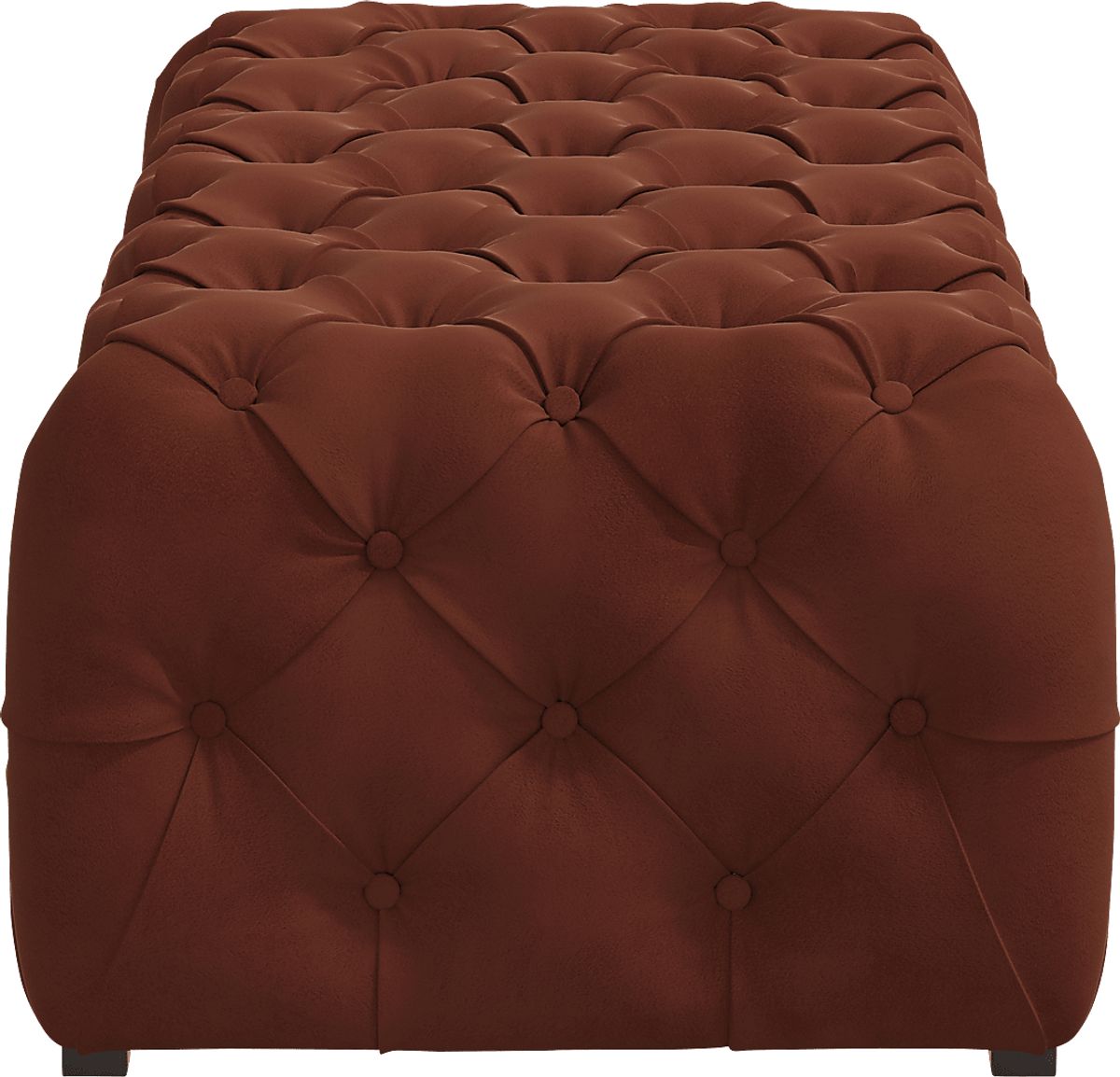 Rustic Saddle II Orange Orange,Red Bench | Rooms to Go