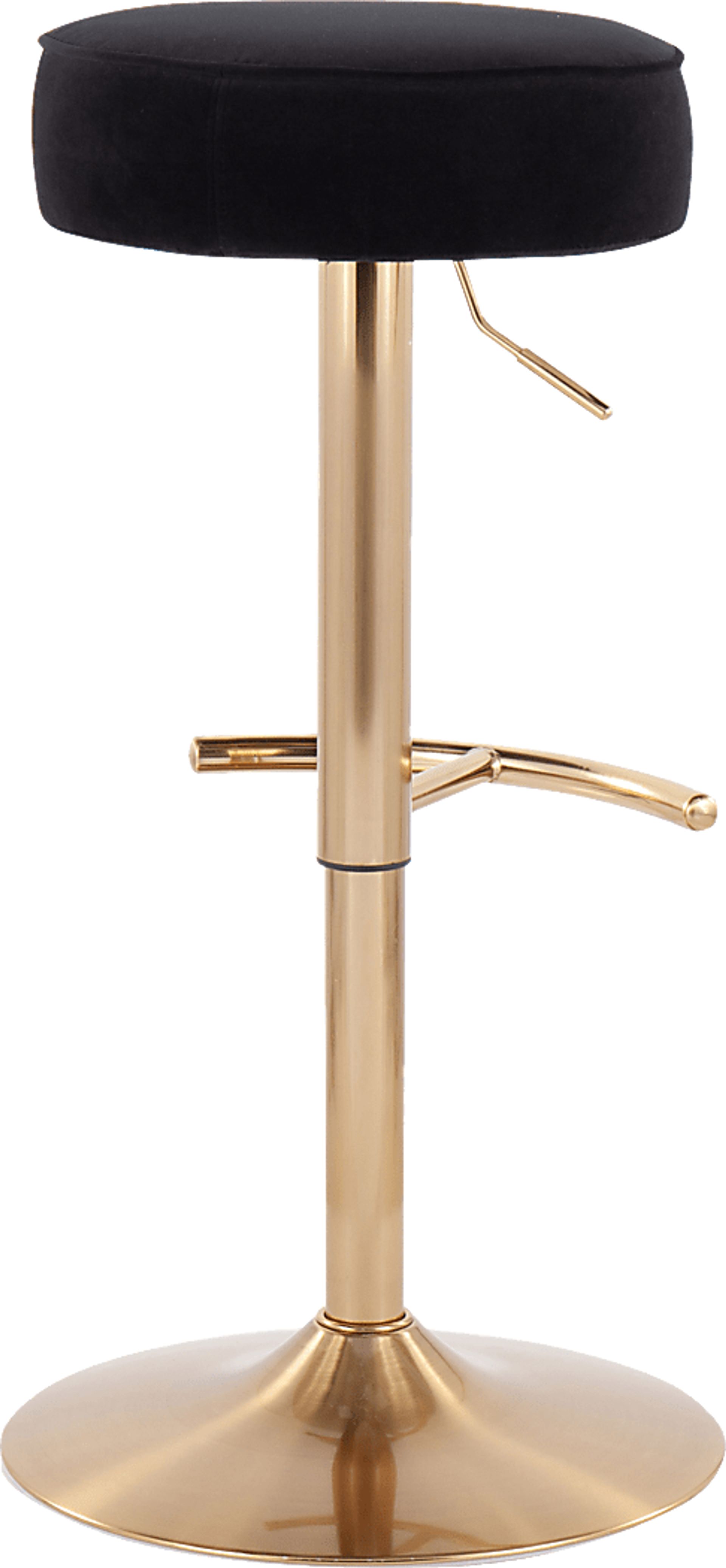 Rutherglen Black Swivel Barstool - Image 3