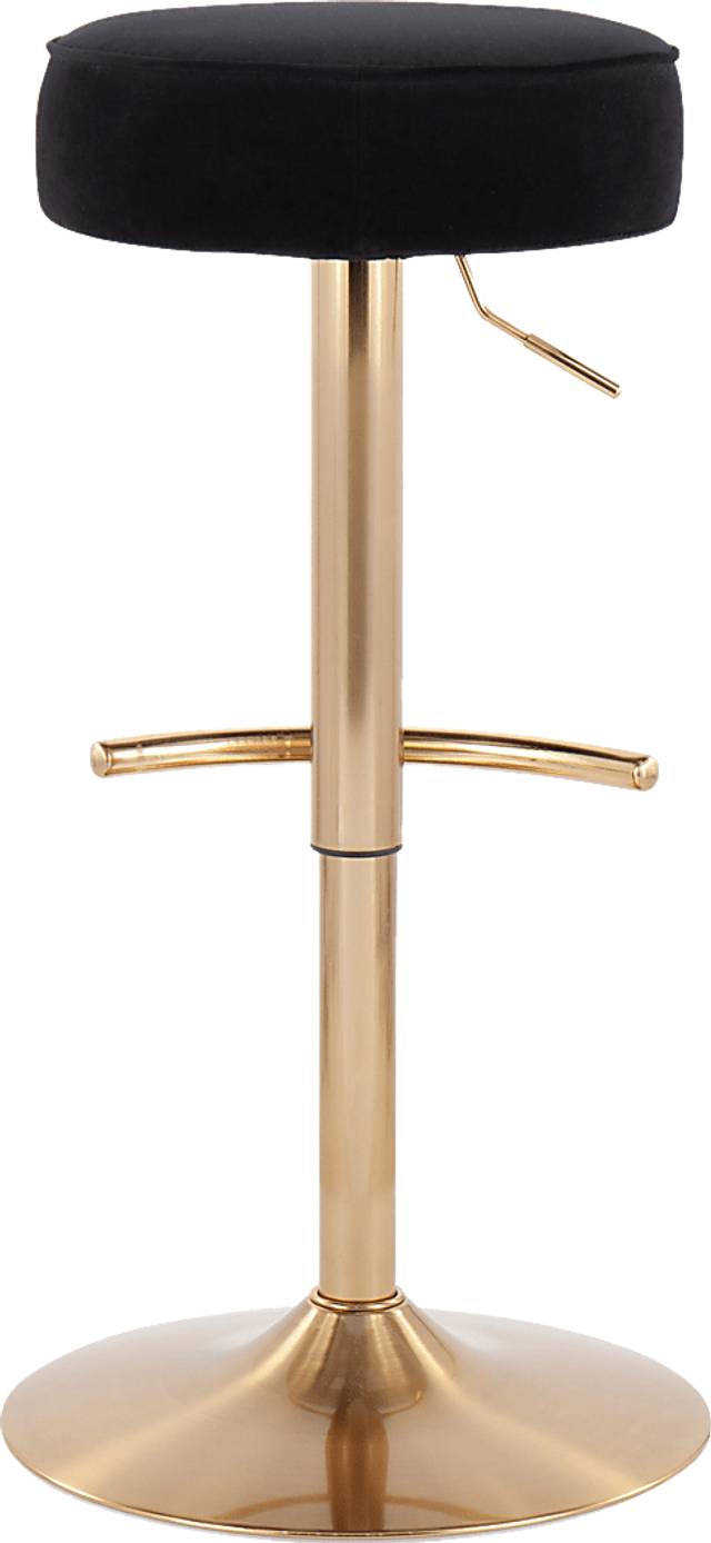 Rutherglen Black Swivel Barstool - Thumbnail - Image 4