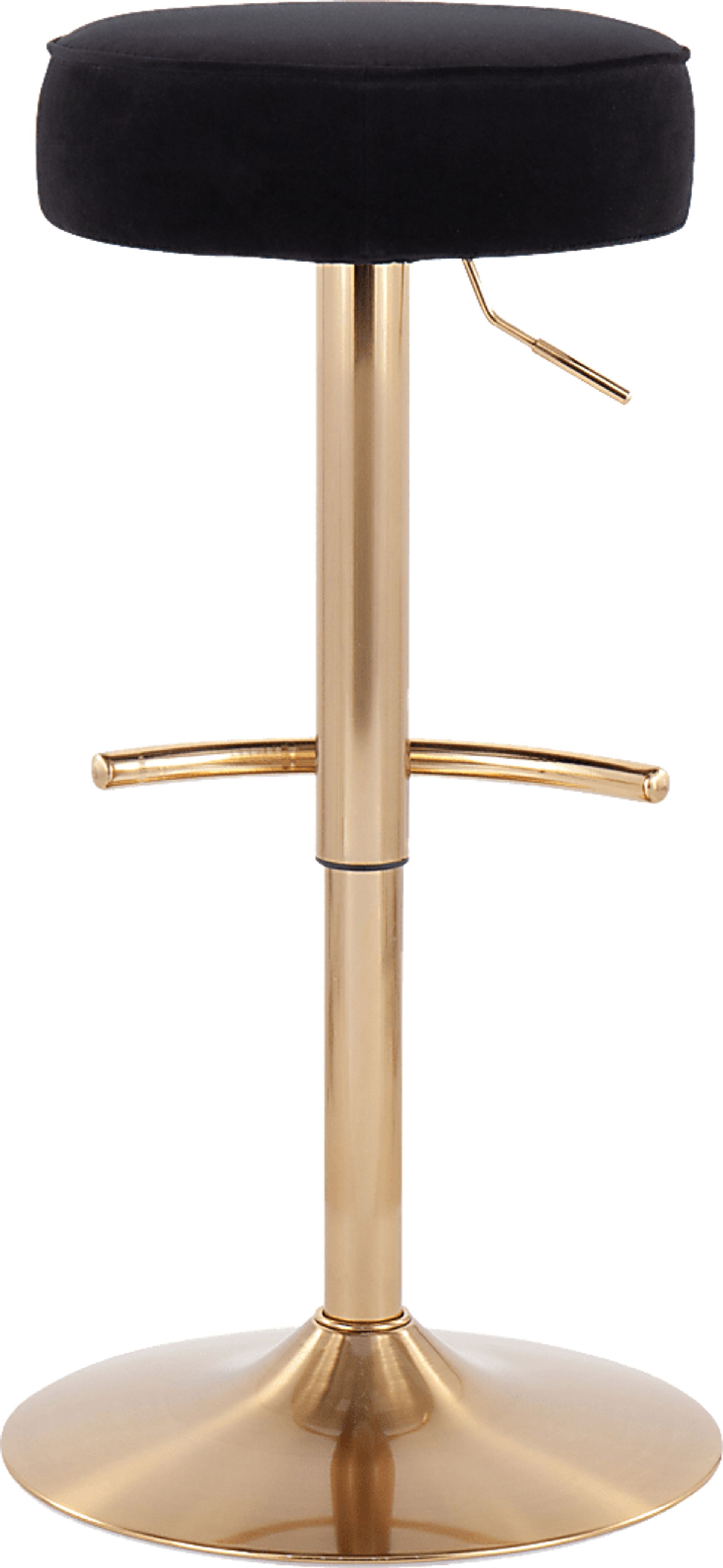 Rutherglen Black Swivel Barstool - Image 4