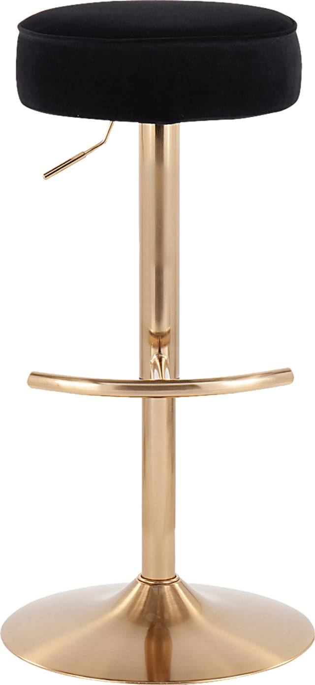 Rutherglen Black Swivel Barstool - Thumbnail - Image 5