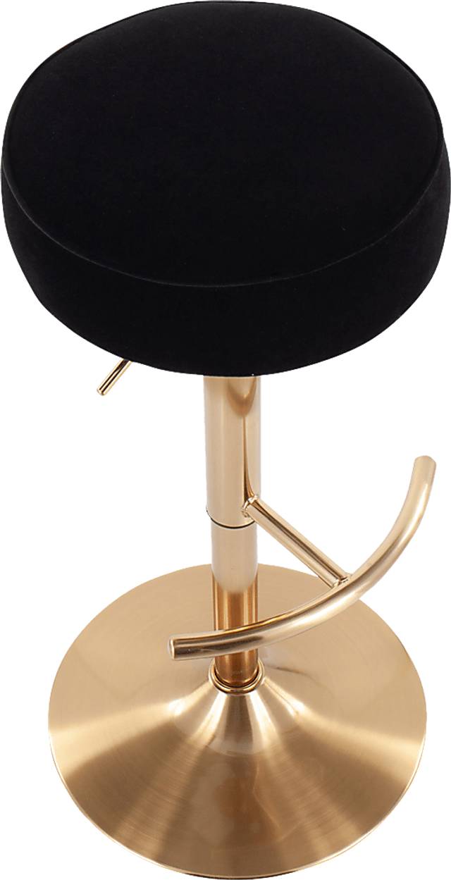 Rutherglen Black Swivel Barstool - Thumbnail - Image 6