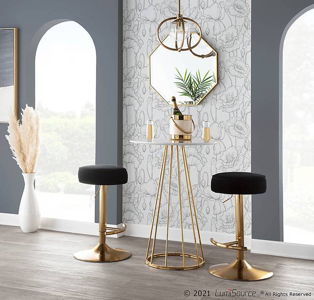 Rutherglen Black Swivel Barstool - Thumbnail - Image 8