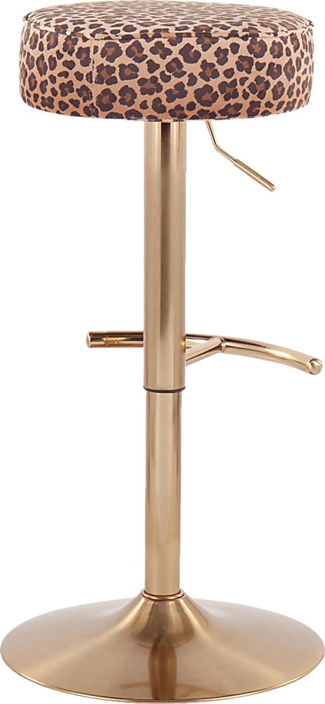 Rutherglen Brown Swivel Barstool - Thumbnail - Image 3