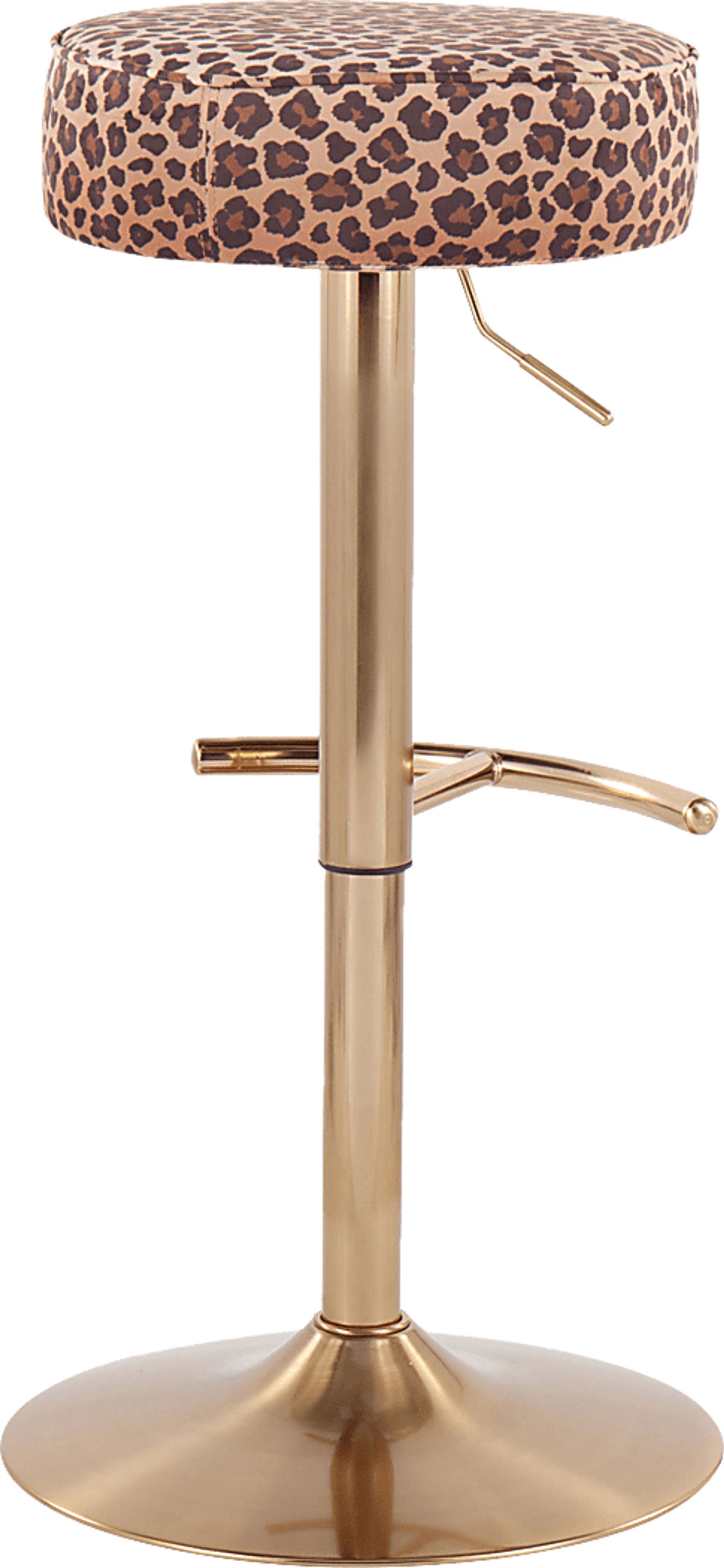 Rutherglen Brown Swivel Barstool - Image 3