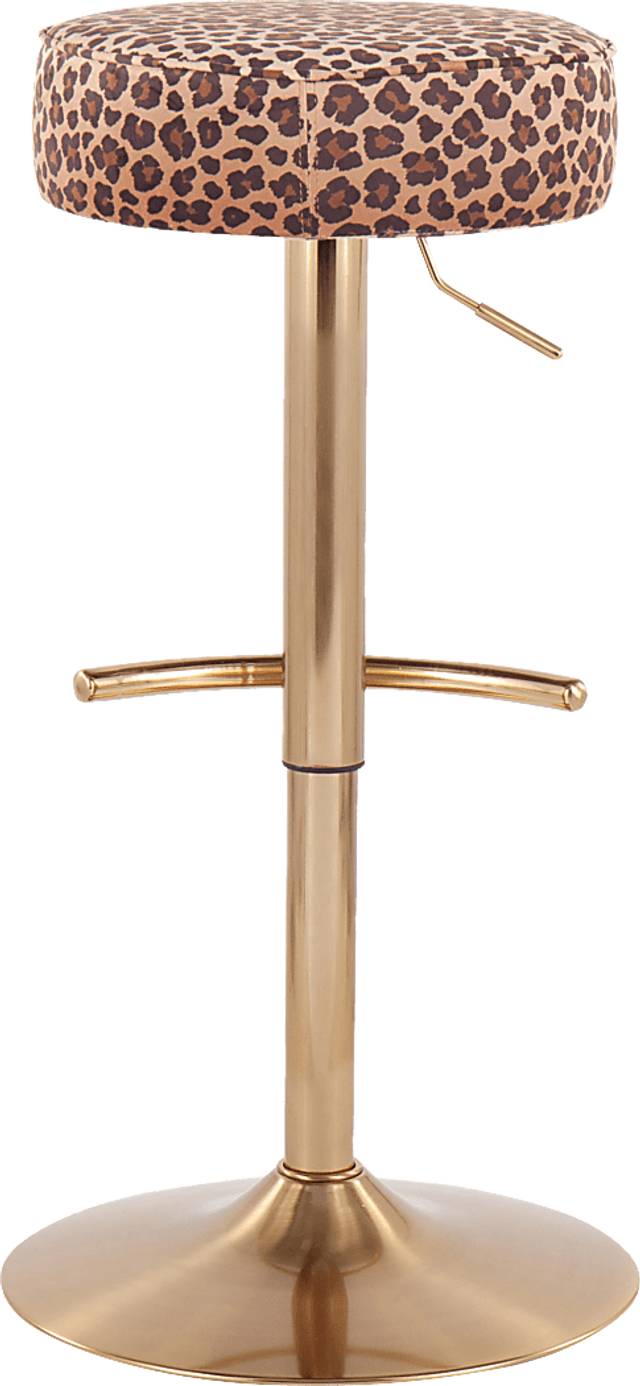 Rutherglen Brown Swivel Barstool - Thumbnail - Image 4