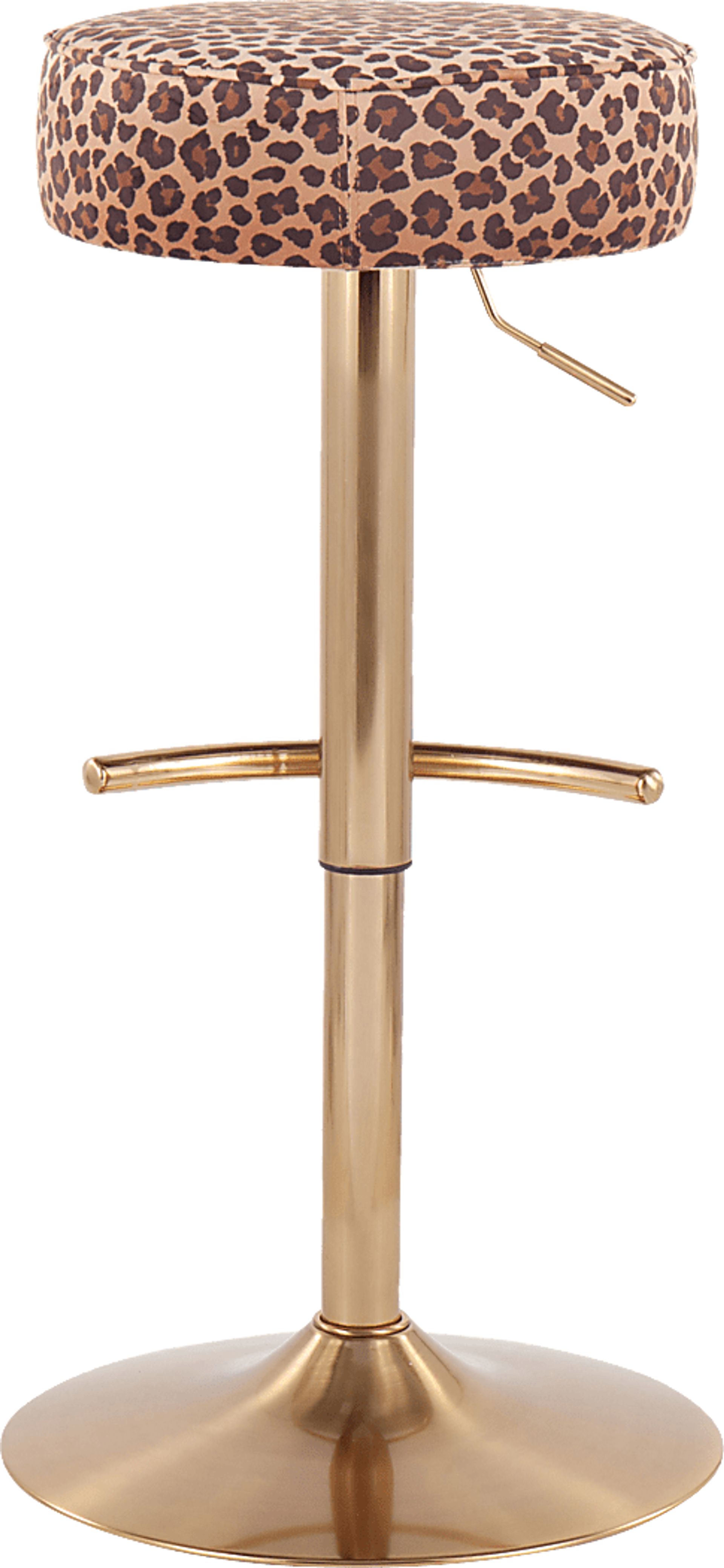 Rutherglen Brown Swivel Barstool - Image 4
