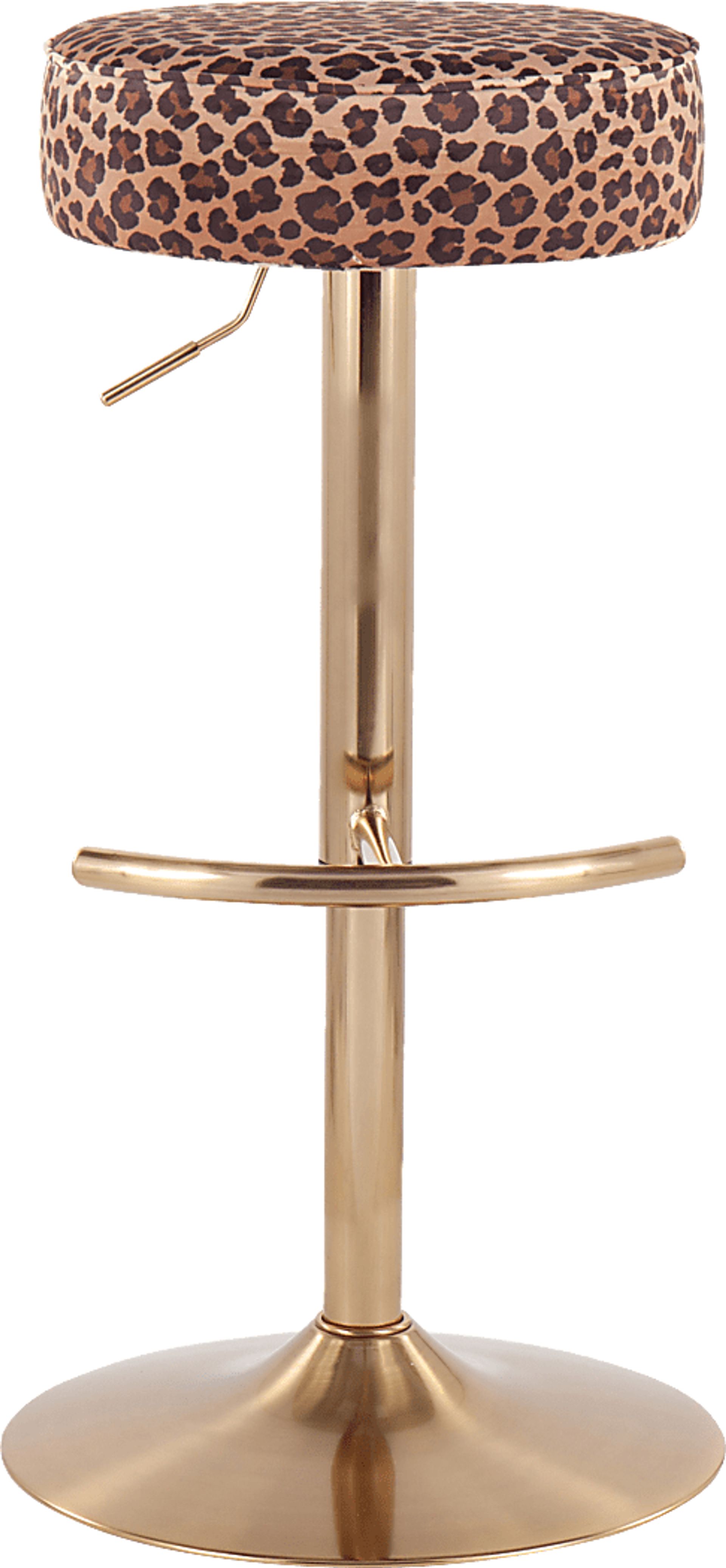 Rutherglen Brown Swivel Barstool - Image 5