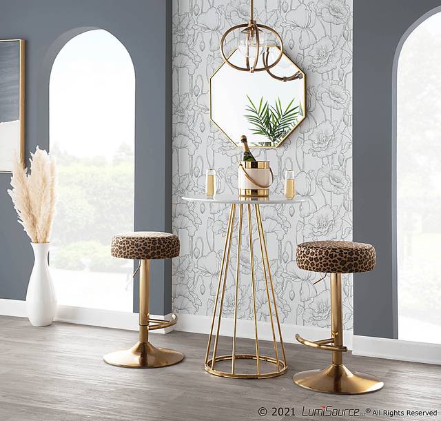 Rutherglen Brown Swivel Barstool - Thumbnail - Image 8