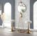 Rutherglen White Swivel Barstool