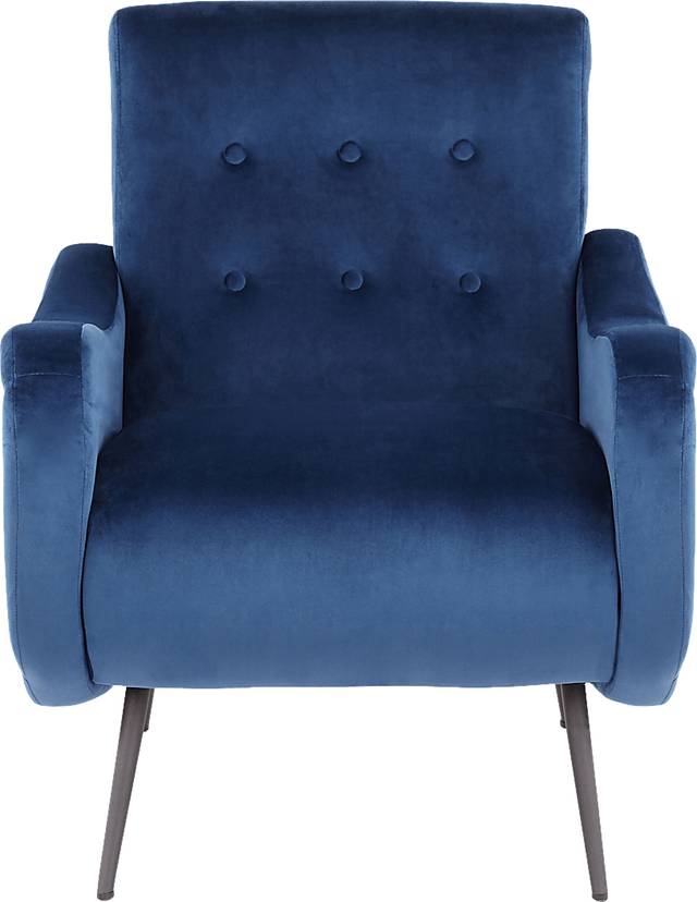 Rutherton Blue Accent Chair - Thumbnail - Image 4