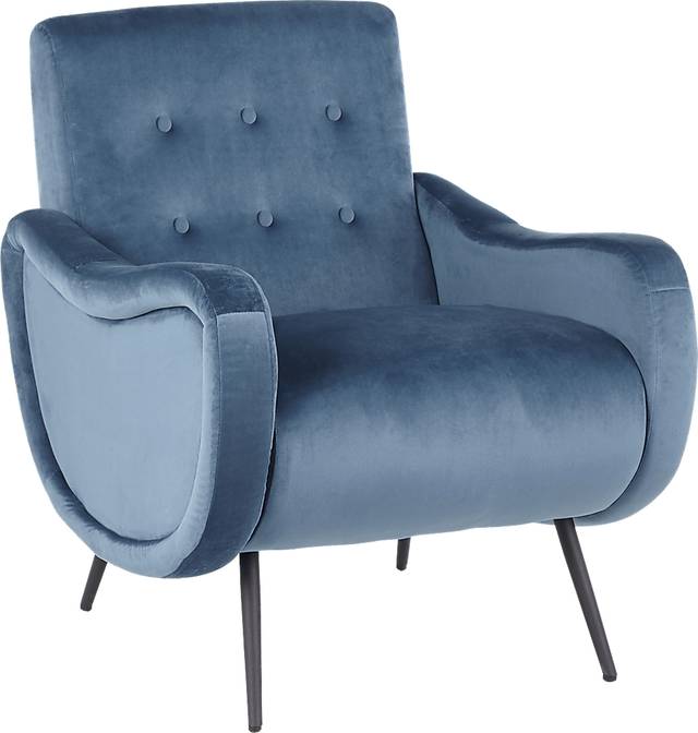 Rutherton Teal Accent Chair - Thumbnail - Image 1