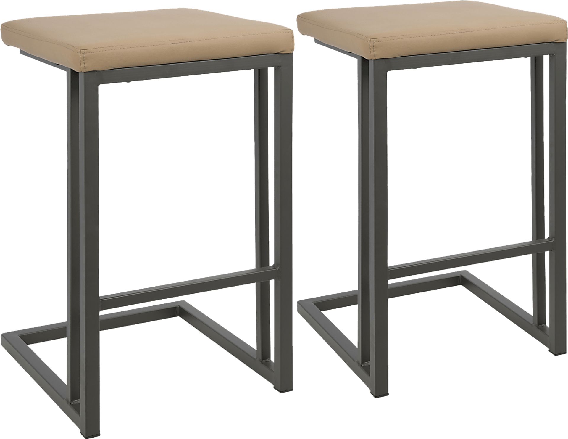Rutland Camel Counter Height Stool (Set of 2) - Image 1
