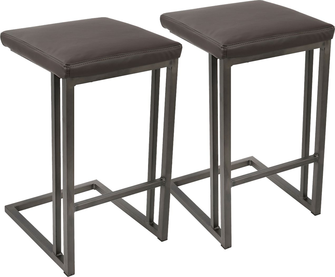 Rutland Espresso Counter Height Stool (Set of 2) Rooms To Go