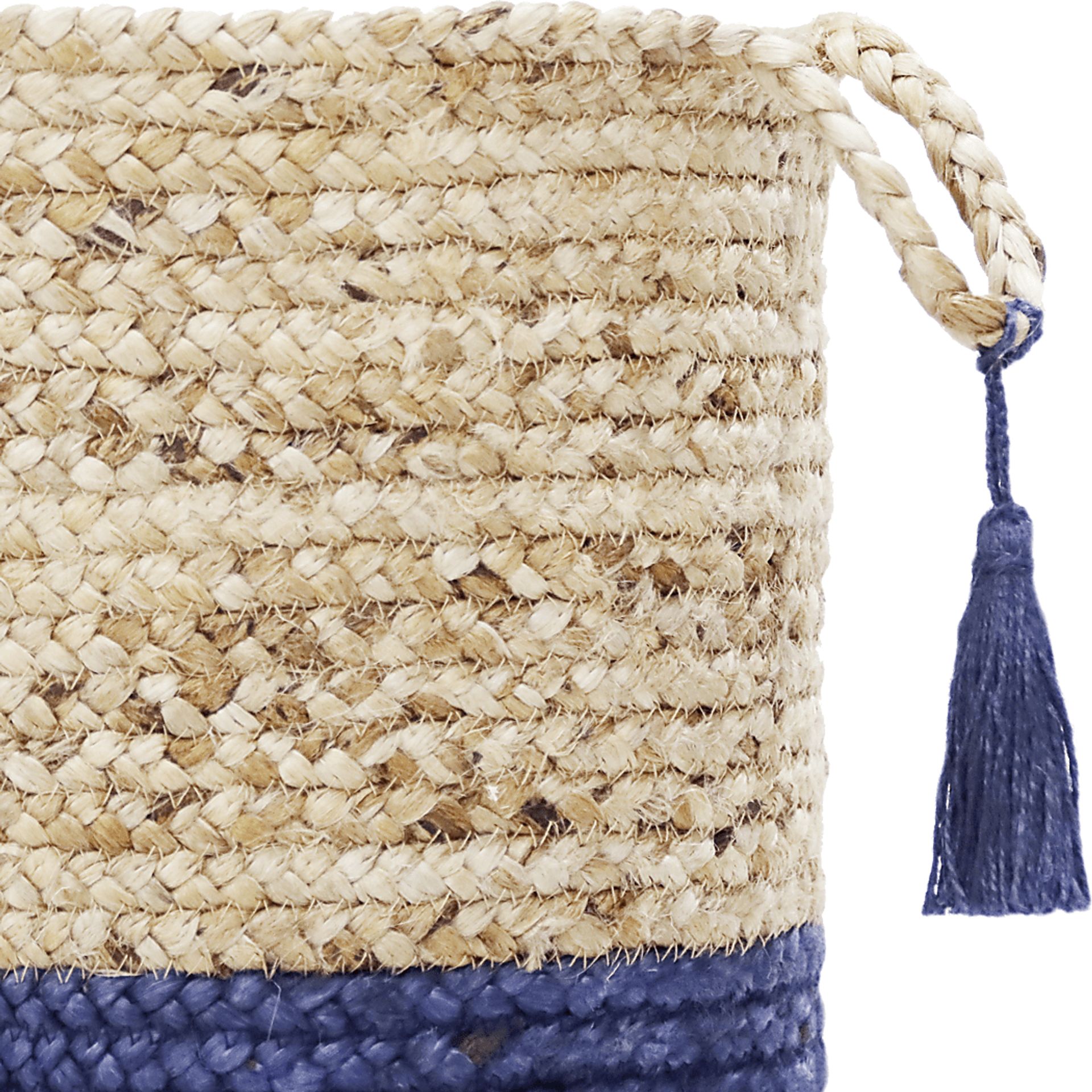 Ruven Tan/Blue 17 in. Basket - Image 5
