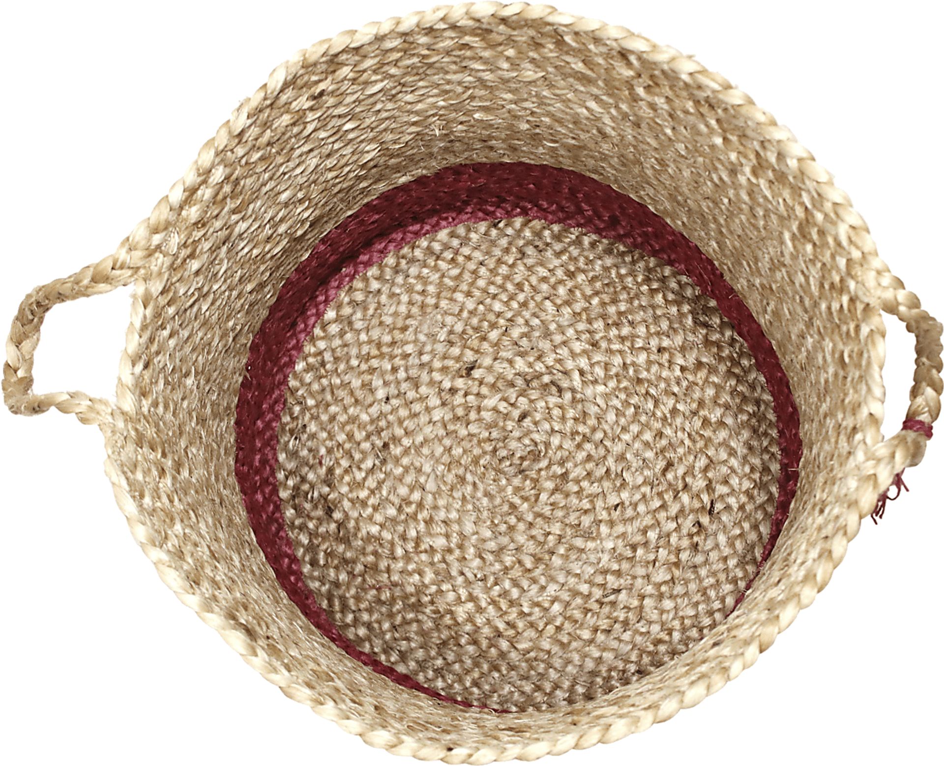 Ruven Tan/Red 19 in. Basket - Image 4