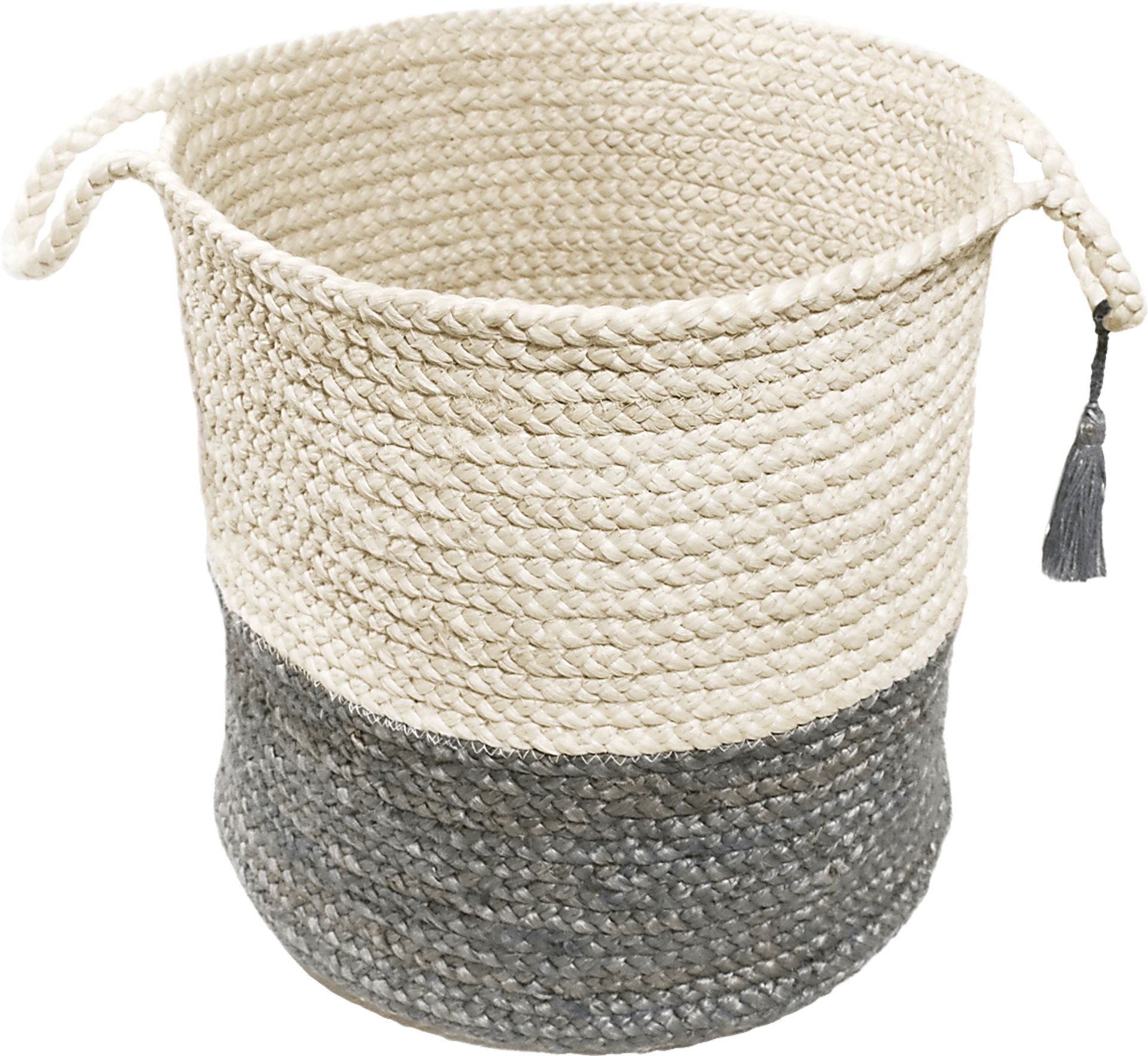 Ruven White/Gray 19 in. Basket - Image 4