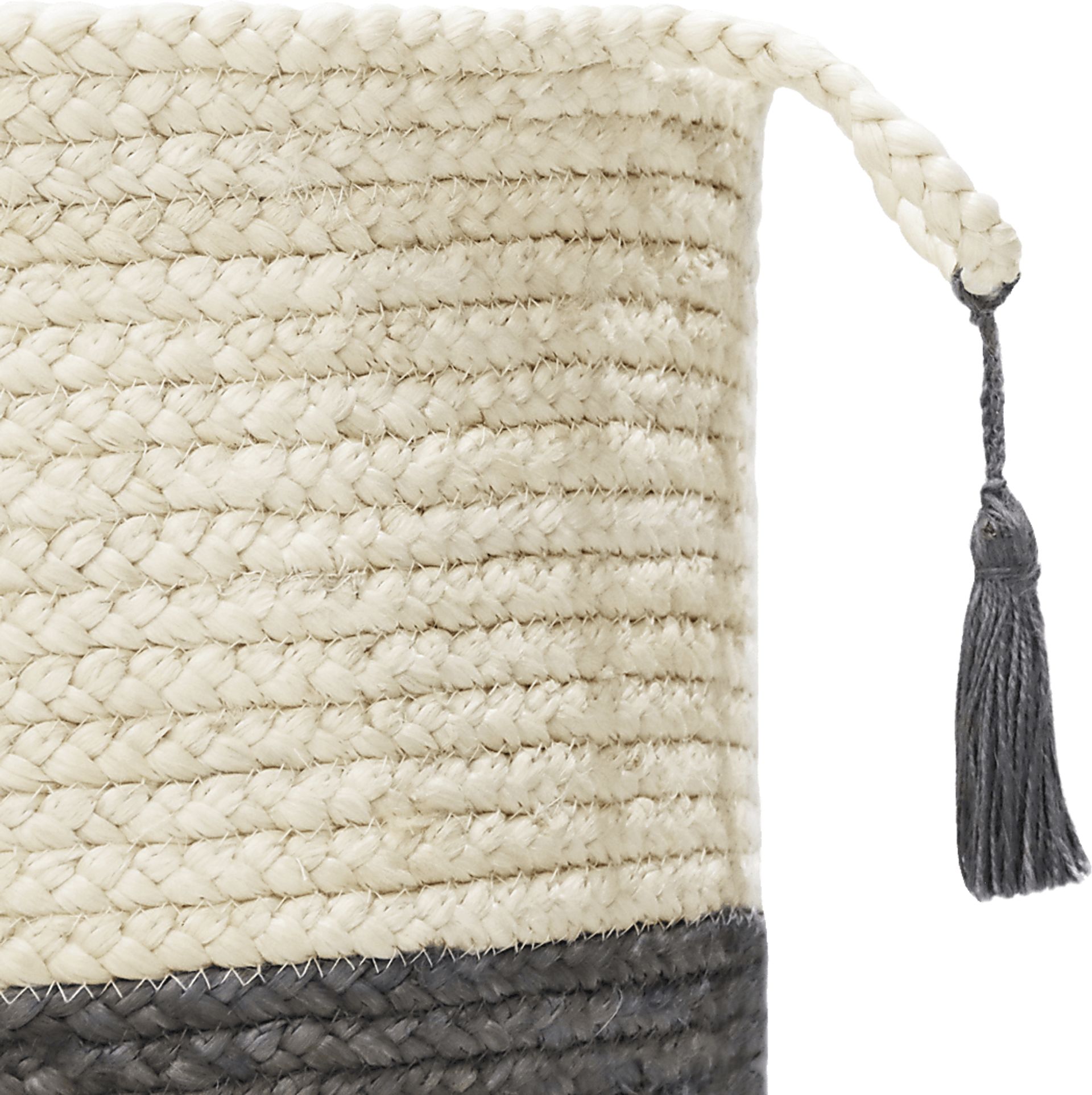 Ruven White/Gray 19 in. Basket - Image 6