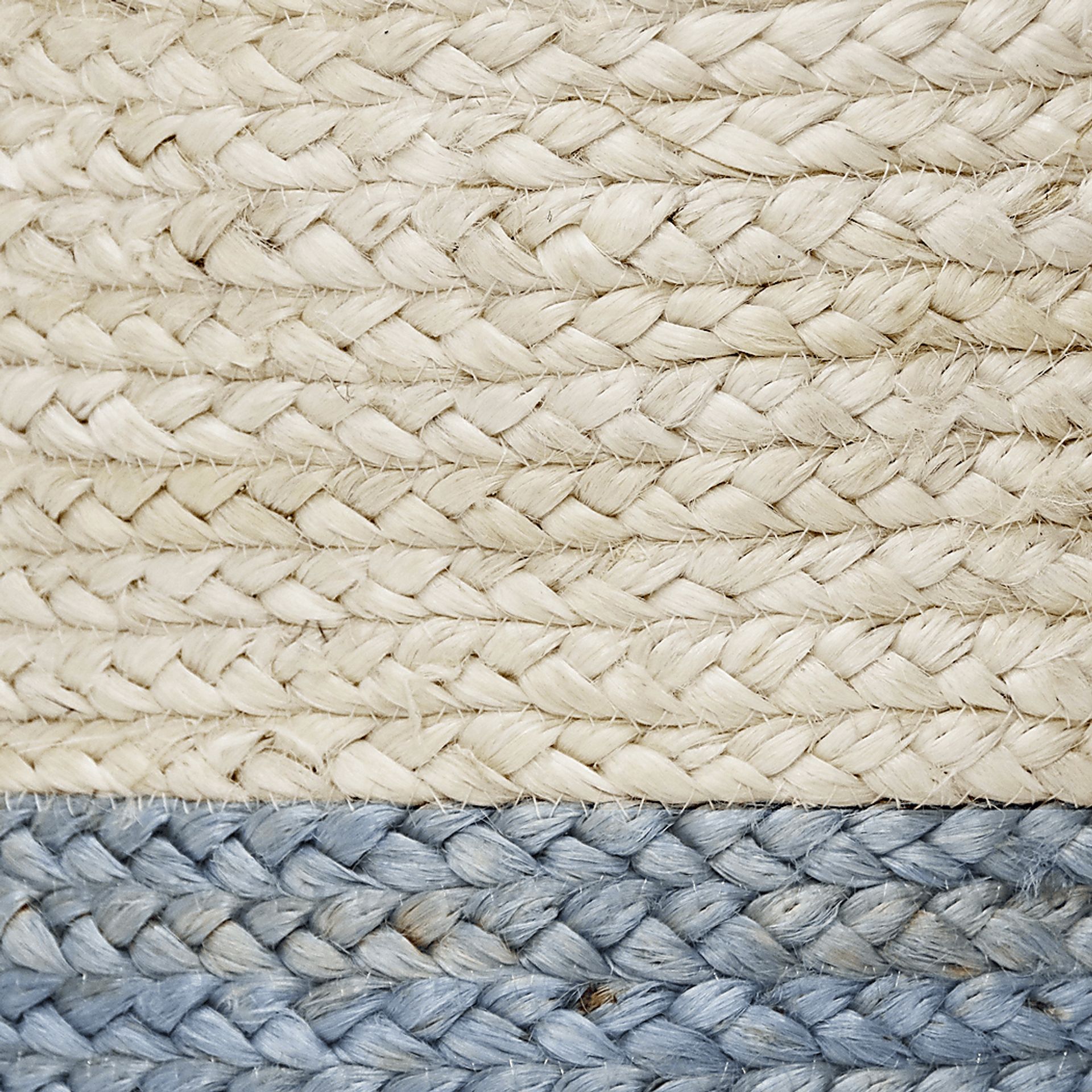 Ruven White/Light Blue 19 in. Basket - Image 7