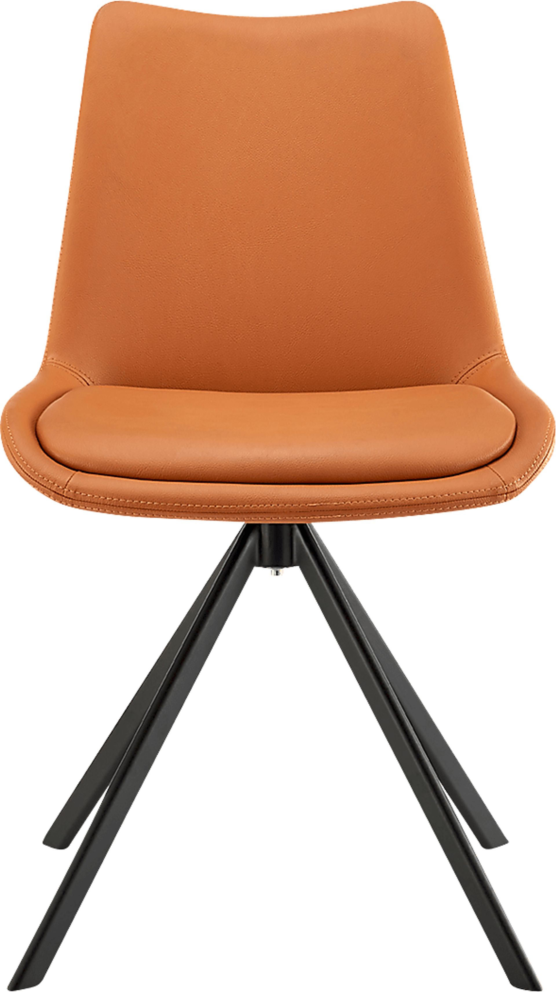 Ruyak Cognac Swivel Side Chair - Image 3