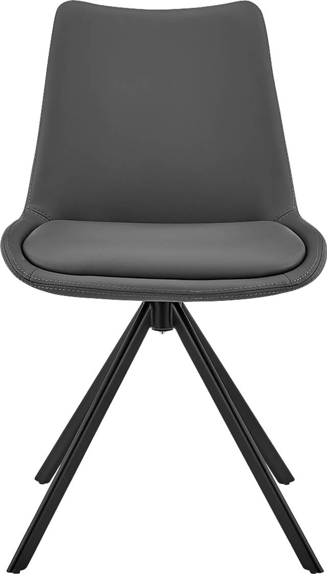 Ruyak Gray Swivel Side Chair - Thumbnail - Image 3