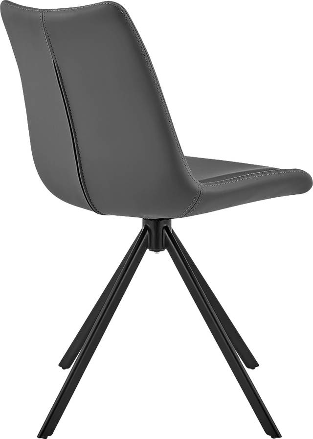 Ruyak Gray Swivel Side Chair - Thumbnail - Image 4