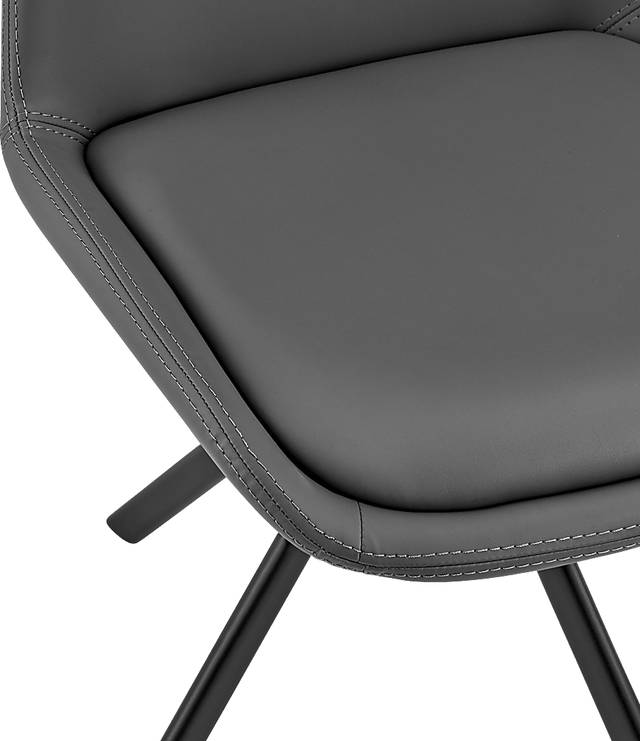 Ruyak Gray Swivel Side Chair - Thumbnail - Image 7