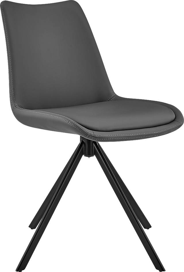 Ruyak Gray Swivel Side Chair - Thumbnail - Image 1