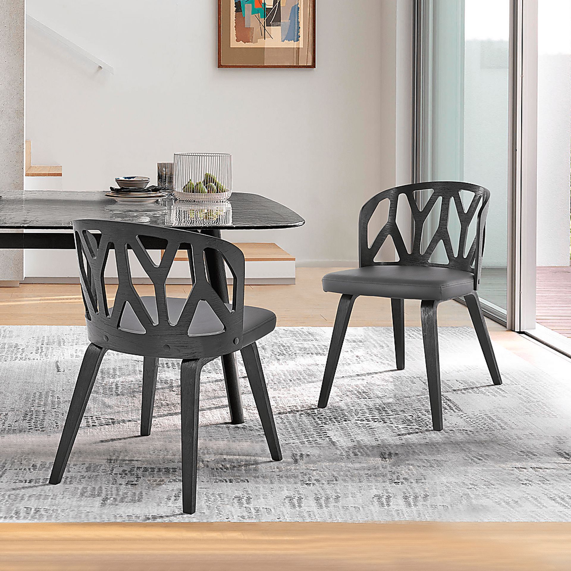 Ryaelle Gray Dining Chair, Set of 2 - Image 7