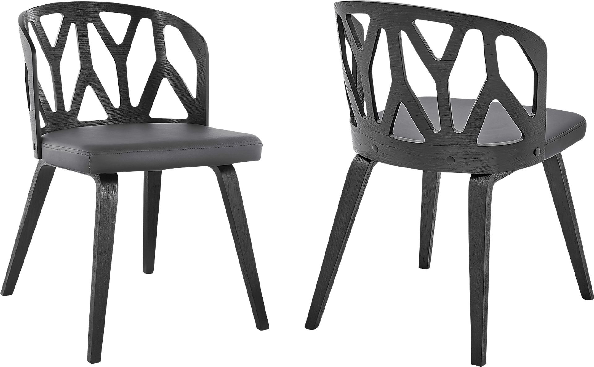 Ryaelle Gray Dining Chair, Set of 2 - Image 1