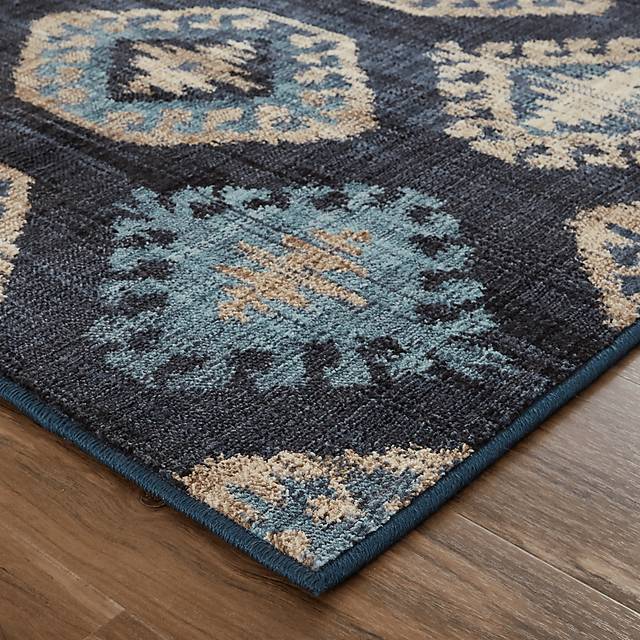 Ryatt Blue 5'3 x 7'10 Rug - Thumbnail - Image 2