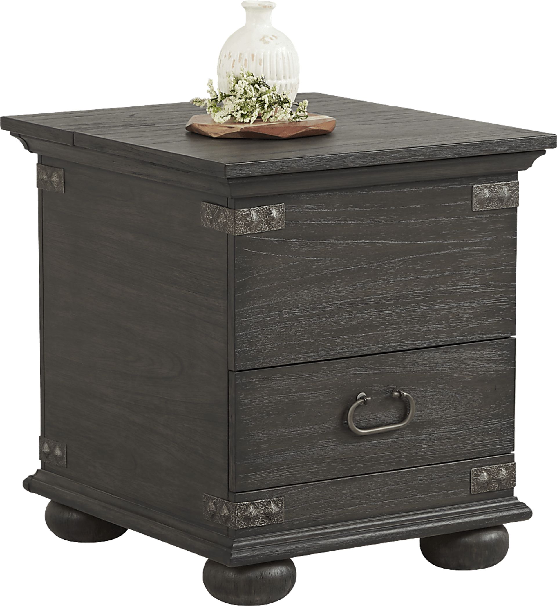 Ryden Black Trunk End Table - Image 2