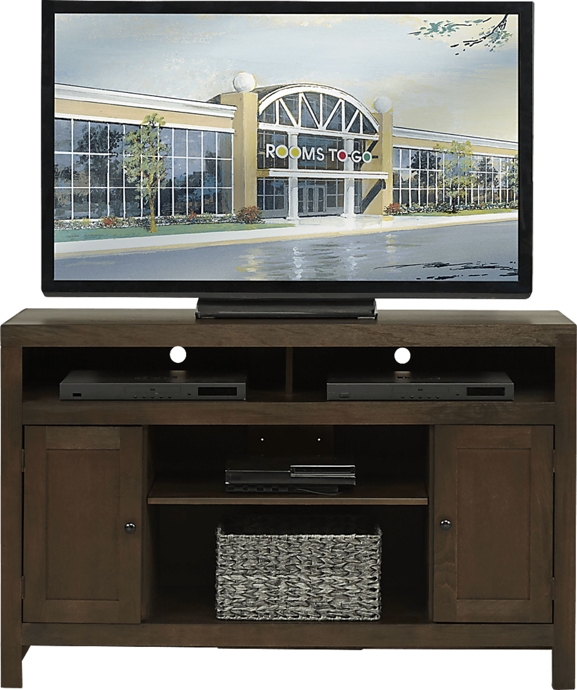 Ryder II Brown 52 in. Console - Image 1