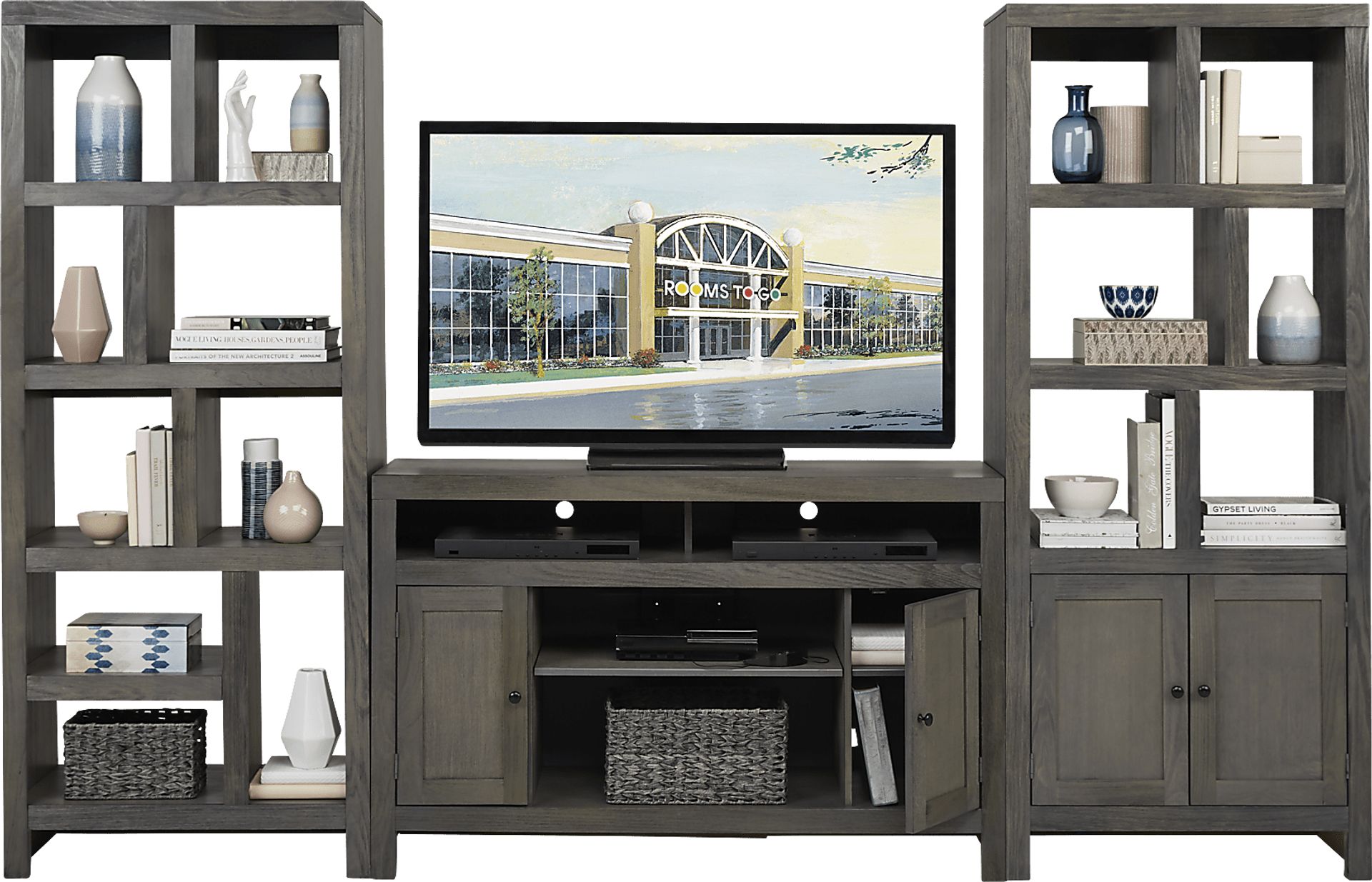 Ryder II Gray 3 Pc Wall Unit - Image 2