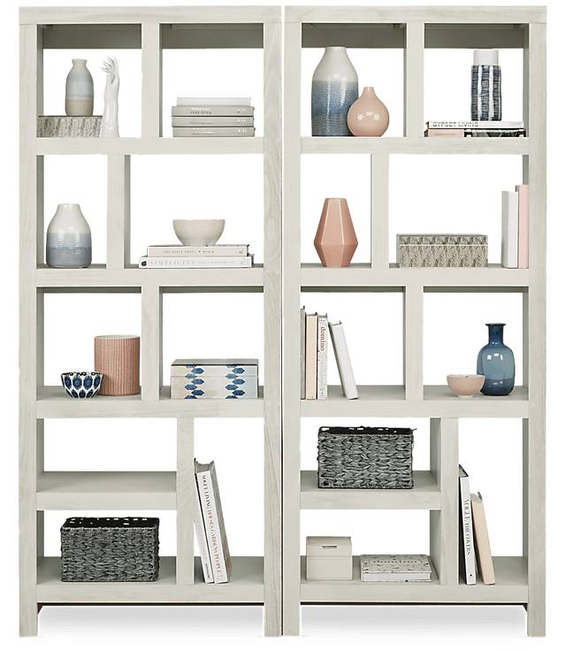 Ryder II White 2 Pc Room Divider - Thumbnail - Image 1