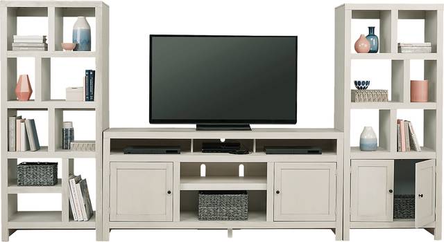 Ryder II White 3 Pc Wall Unit - Thumbnail - Image 3