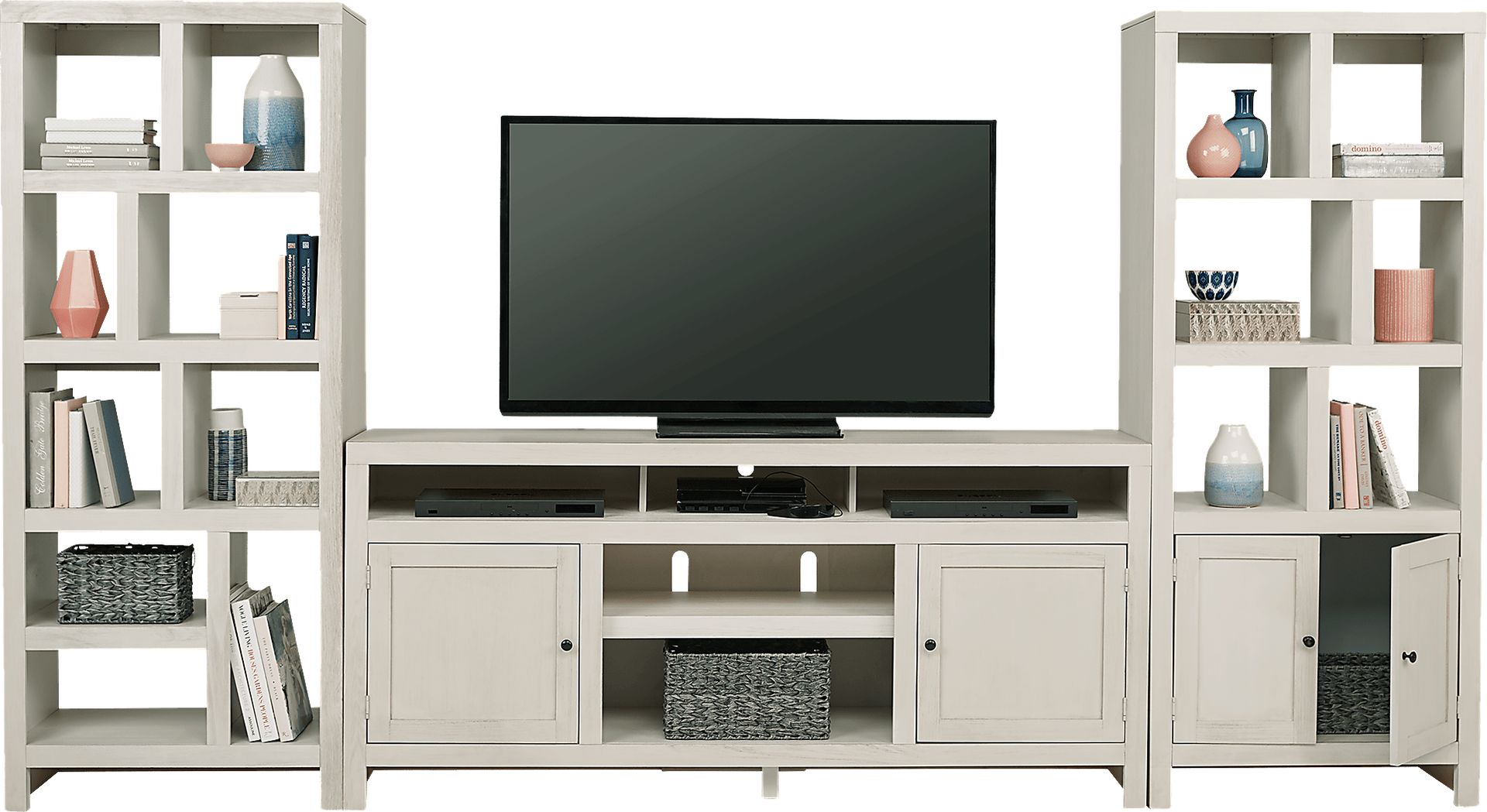 Ryder II White 3 Pc Wall Unit - Image 3
