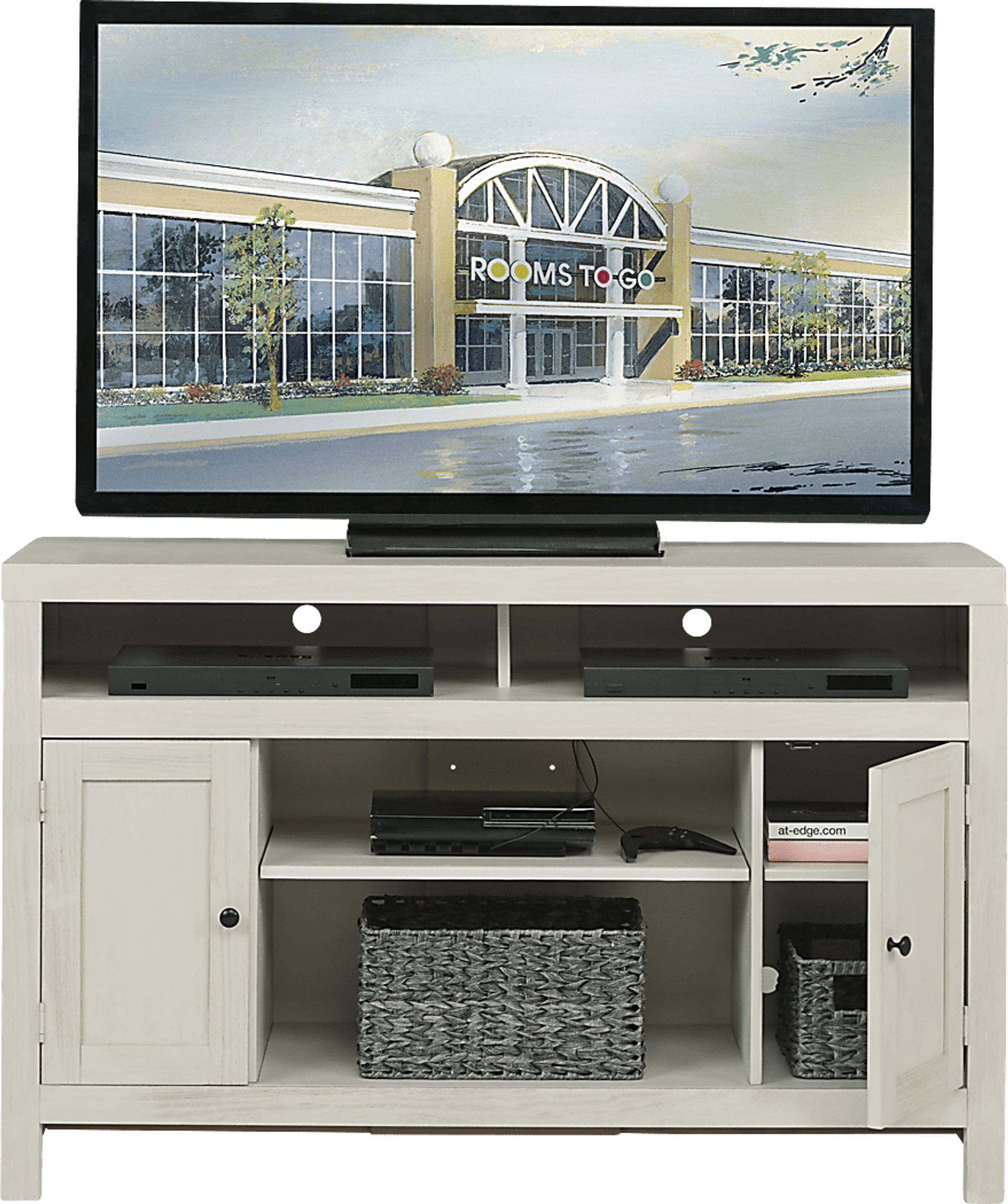 Ryder II White 52 in. Console - Image 2